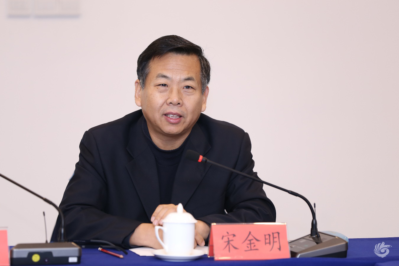 首先,宋金明在致辞中对与会的领导嘉宾表示欢迎,并向各共建单位对海洋